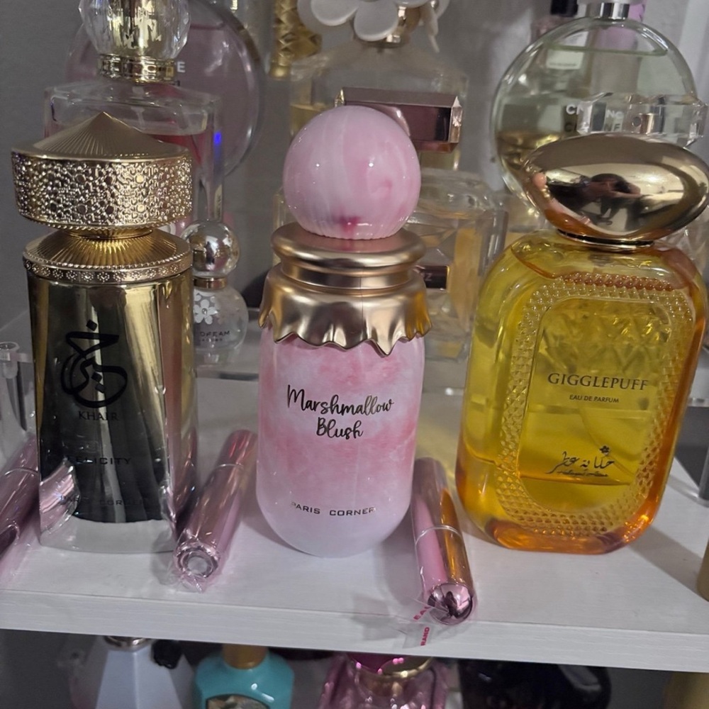 Marshmallow blush, felicity and Gigglepuff 5ml